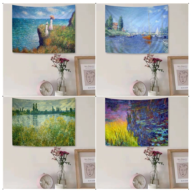 Картина Клода Моне искусство украшение для дома хиппи предсказания домашний