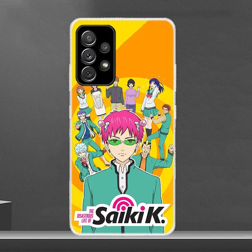 Disastrous Life Of Saiki k Anime Phone Case For Samsung Galaxy A50 A70 A40 A30 A20E A10S Note 20 Ultra 10 Lite 9 8 A6 A8 + A7 A9 images - 6