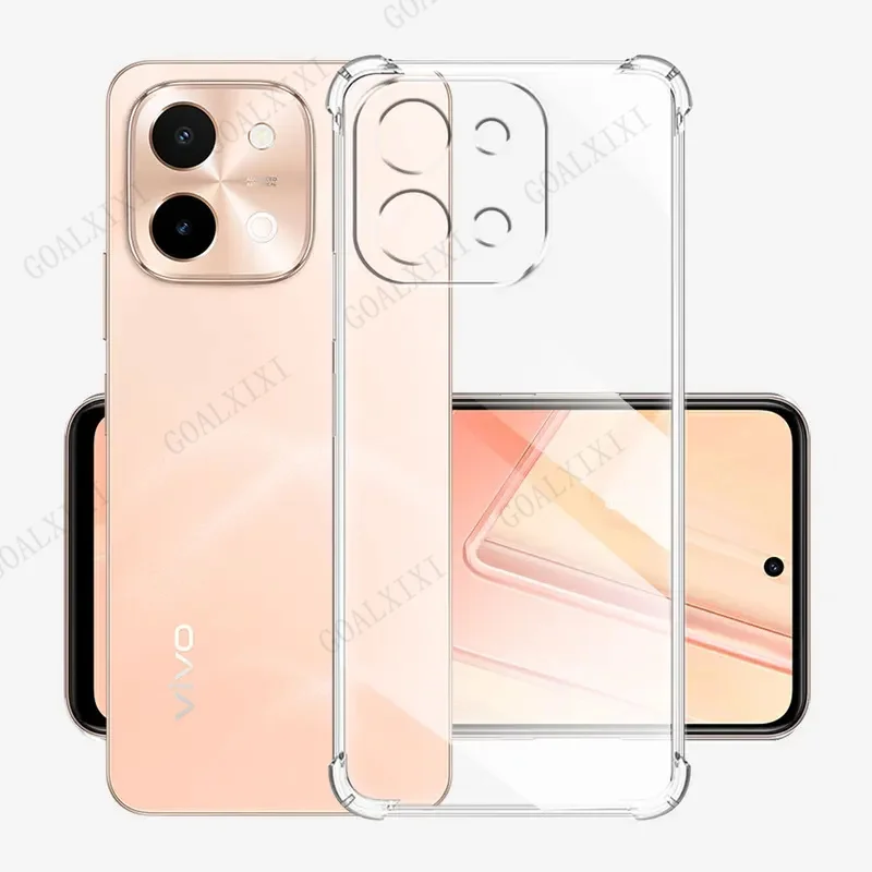 Для Vivo Y28 4G Чехол V2352 Прозрачный противоударный силиконовый мягкий чехол для телефона Vovo Y36i Y36 i 5G Y28 Y 28 VivoY28 Защитная задняя крышка (art.: 3920cdc5dc298) - 3920cdc5dc298