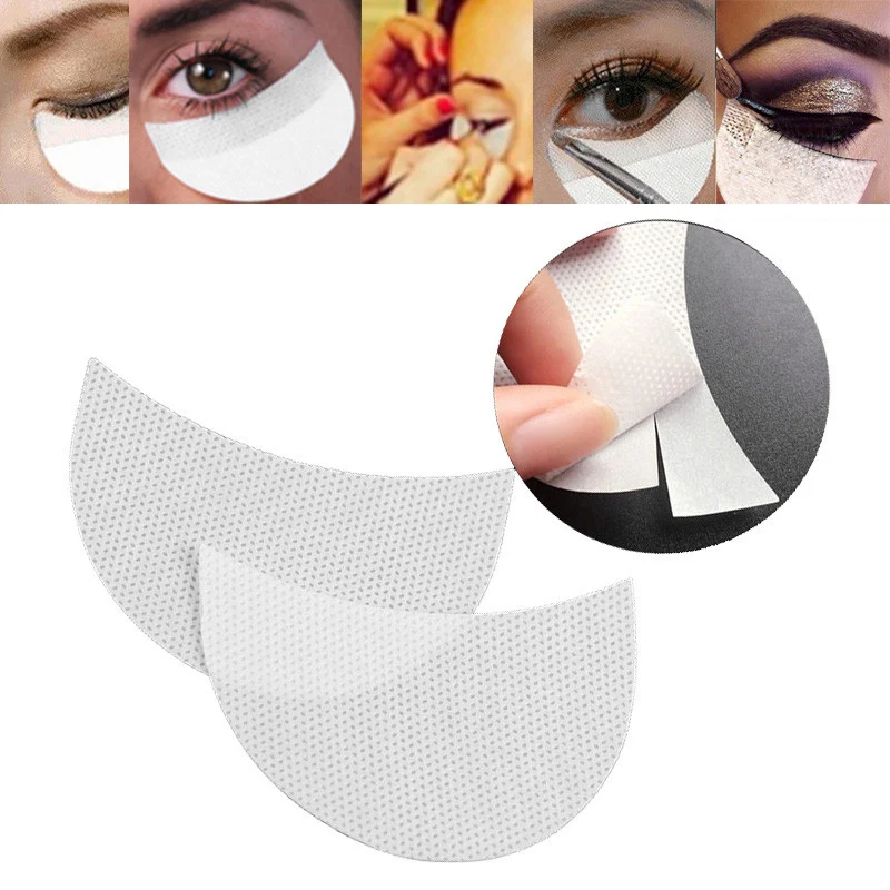 

50pcs/lot-25 Pair Disposable Eyeshadow Shield Under Pad Eyelash Extensions Patch Multifunction Beauty Eye Lip Make Up
