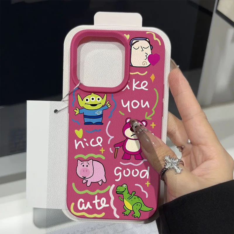 Модный амортизирующий чехол для телефона из искусственной кожи IPhone 16 Plus 15 14 13 12 11