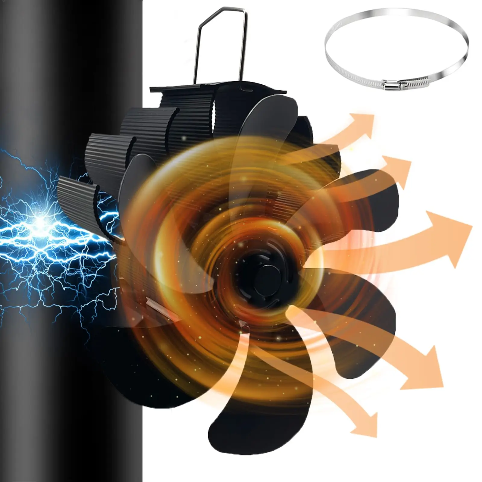 

Магнитный вентилятор для дровяных печей