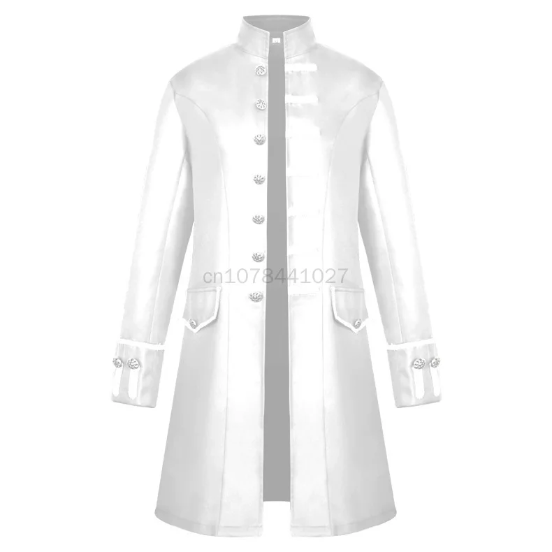 

Мужская зимняя теплая винтажная куртка на Хэллоуин, готические викторианские средневековые костюмы для косплея, пальто, верхняя одежда, пальто для смокинга