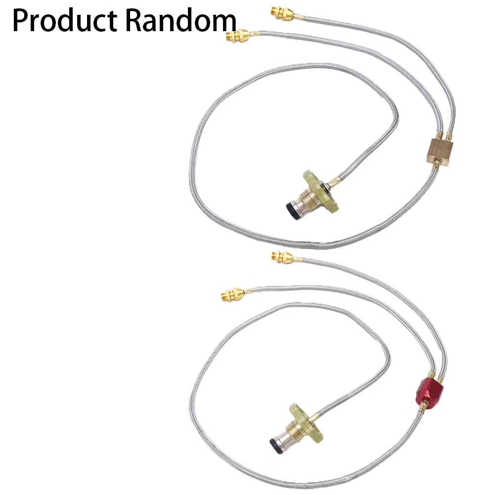 

2 Way Coupler Tank Accessories Picnic For Gas Stove Adapter Outdoor Flat Cylinder Double Portable Burner Propane Refill Camping