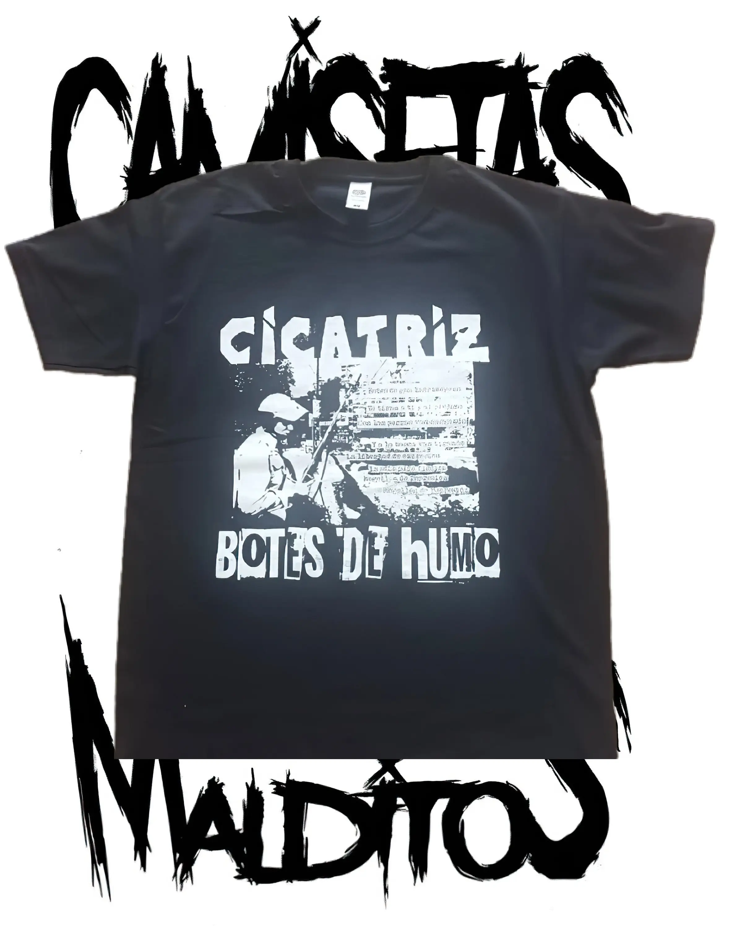 Футболка со шрамом дымом лодкой