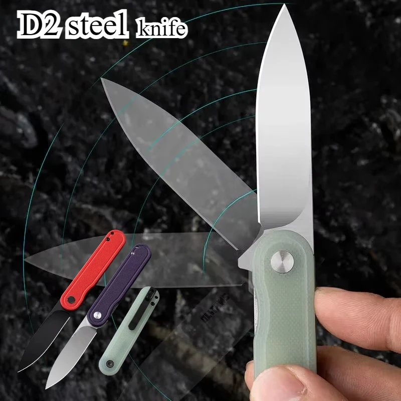 Новый стальной нож D2 карманный складной G10 ручка EDC портативный инструмент для
