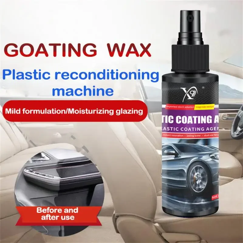 

Car Plastic Restorer Back To Black Gloss Auto Cleaning Products Plastic Leather Restore Auto Polish And Repair Coating Renovator