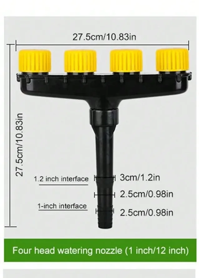 

Регулируемая распылительная насадка для сада