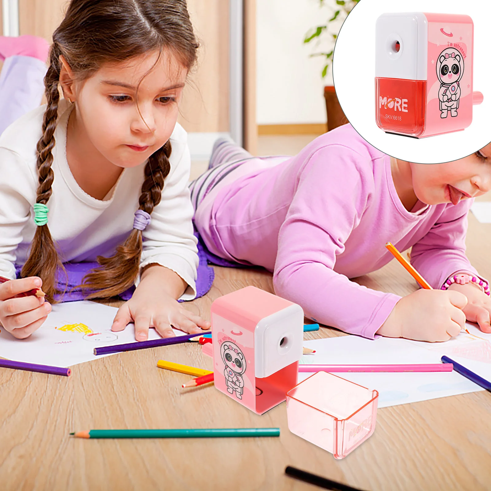 

Sharpener Lovely Hand Compact Adorable Convenient Small Kids Colored Pencils