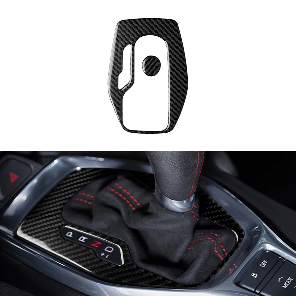 

Наклейка на заднюю крышку для Chevrolet Camaro 2017 2018 2019, аксессуары для интерьера автомобиля из углеродного волокна LHD