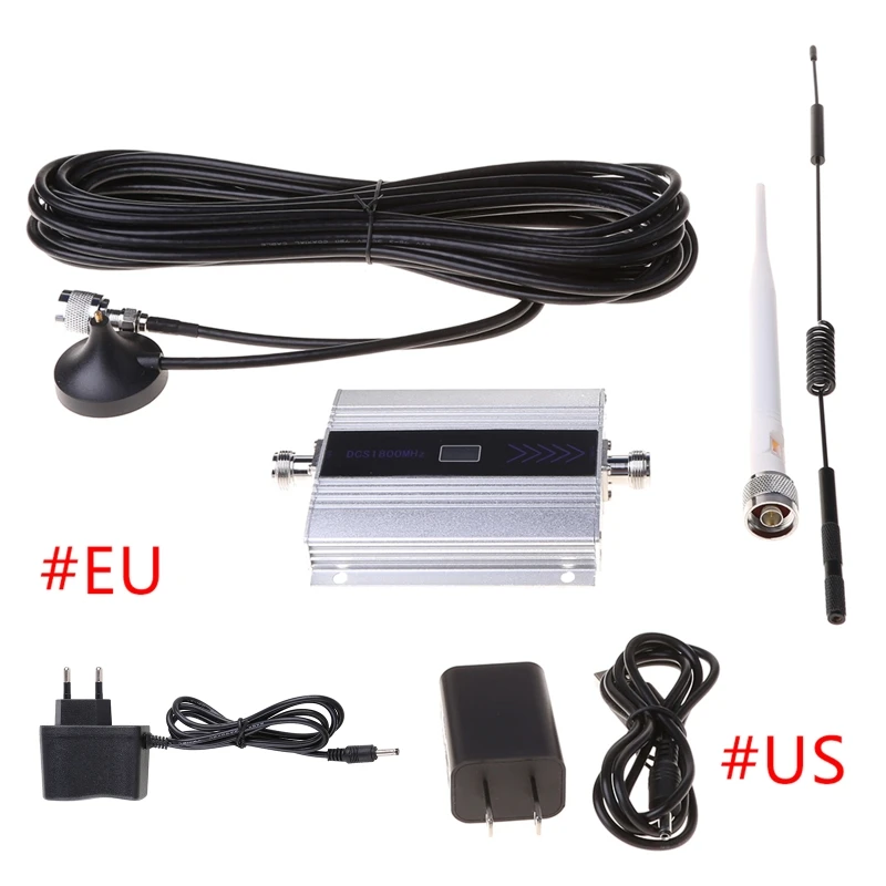 1 Set DCS 1800MHz Mobile Phone 2G/3G/4G Signal Booster Cell Phone Signal Receive