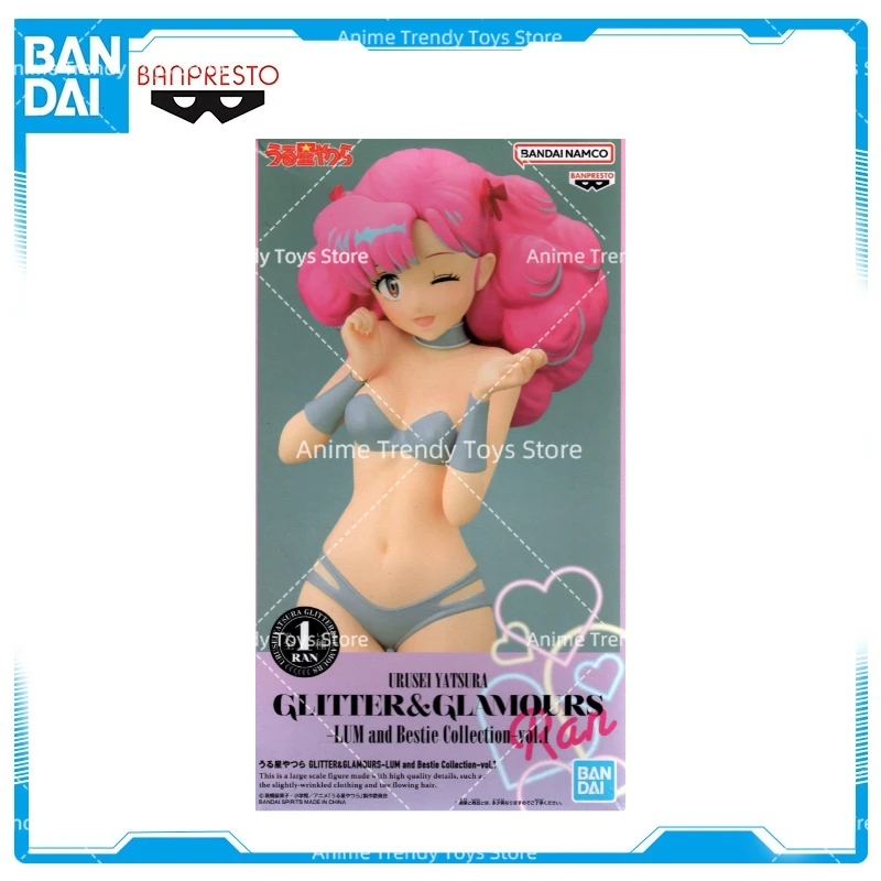 Фото В наличии Bandai оригинальная фигурка аниме Urusei Yatsura Ran Glitter & Glamours модель коллекция игрушек подарок WY
