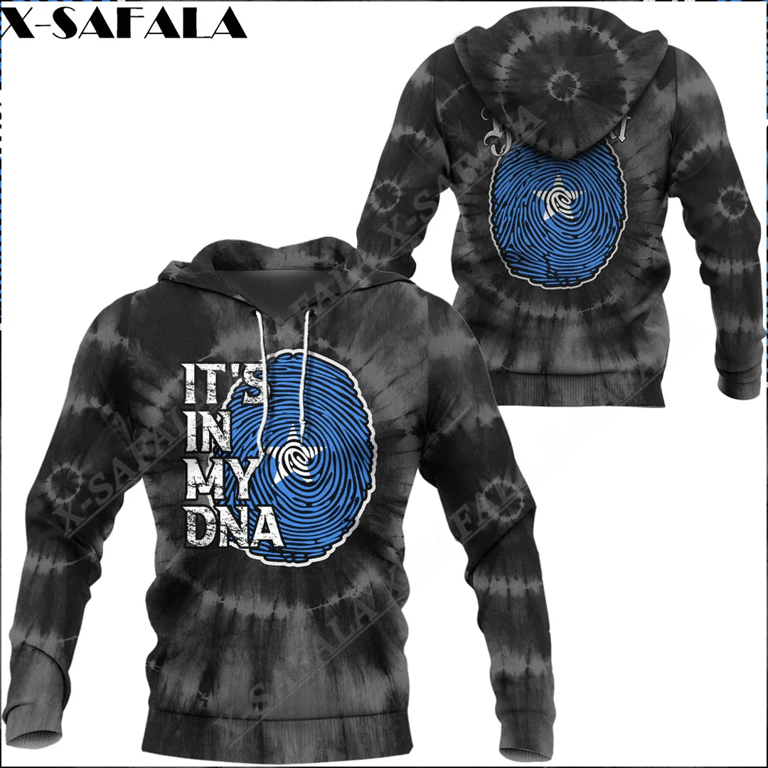 Футболка мужская с капюшоном на молнии 3D принтом