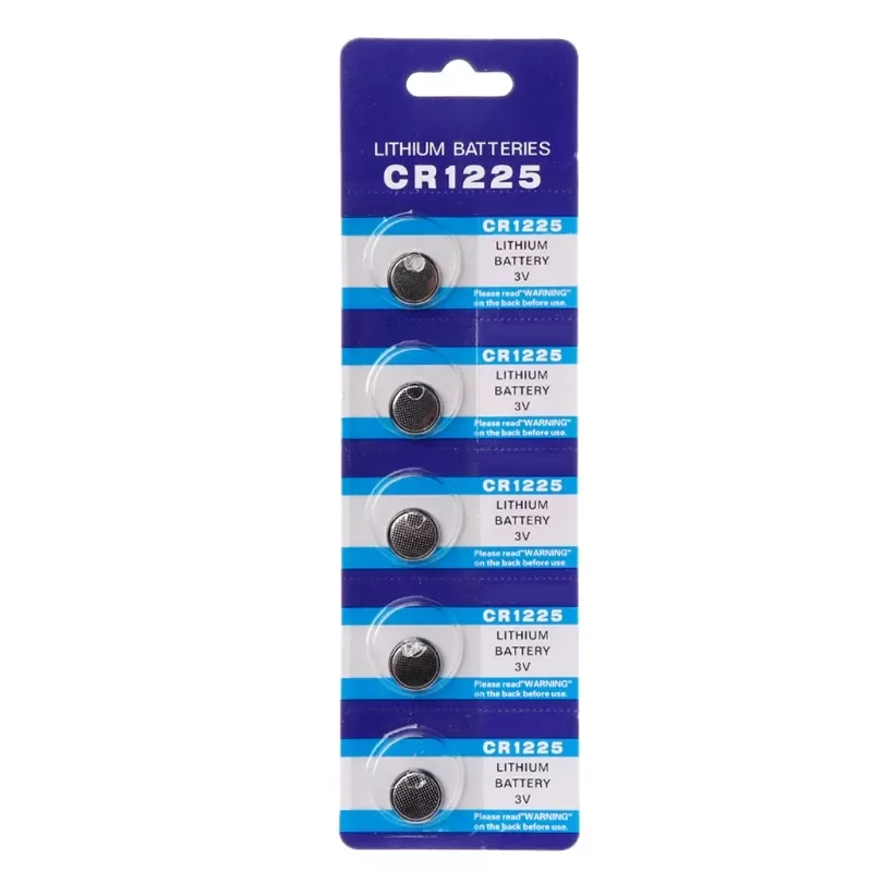 

NEW 5PCS Lithium Battery CR1225 Electronic Coin Cell Button Batteries 3V LM1225 BR1225 KCR1225 CR 1225 Watch Car Key Toy Remote