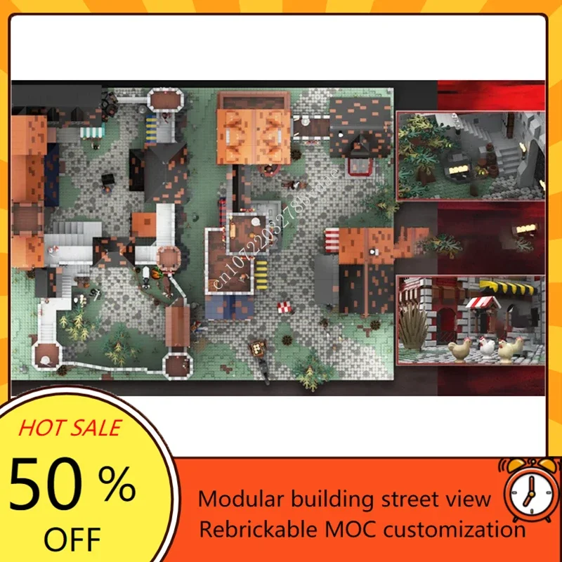 20331 шт. модульный строительный блок MOC классической сцены архитектура большой