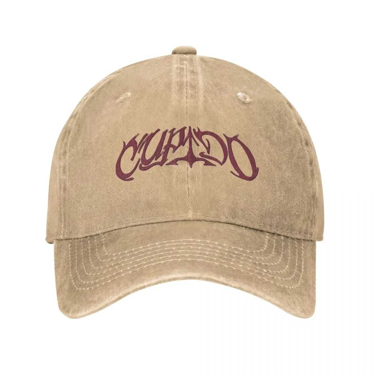 

Tini Stoessel - Cupido Logo Accessories Men Women Trucker Hat Distressed Denim Washed Hats Cap Retro Outdoor Running Golf Caps