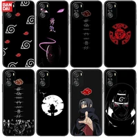 anime naruto phone case for xiaomi mi 11 lite pro ultra 10s 9 8 mix 4 fold 10t 5g black cover silicone back prett