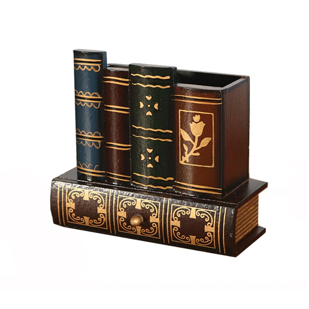 

1pc Pen Cup Book Box Bookends Makeup Brush Cup Organiser Pen Organizer Office Pen Holder