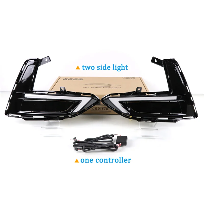 

For-Nissan Sentra Sylphy 2019 2020 Daytime Running Lights with Turn Signals LED Drl Fog