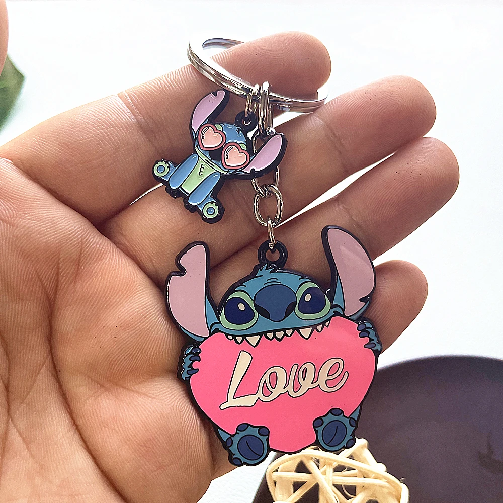 JYYH брелок для ключей с мультяшными персонажами Диснея розовый кулон любви