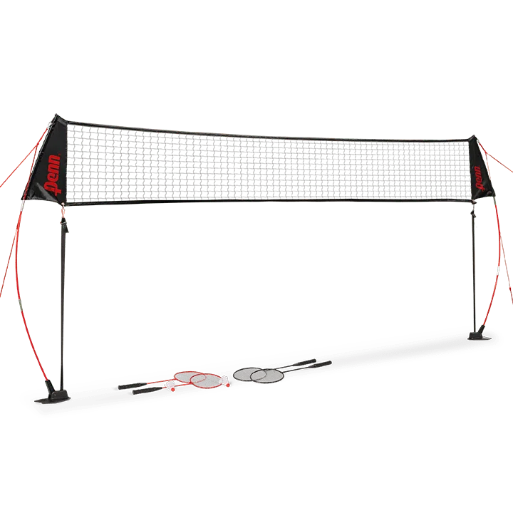 

Easy Setup Badminton Set, Includes 4 Rackets and Shuttlecocks