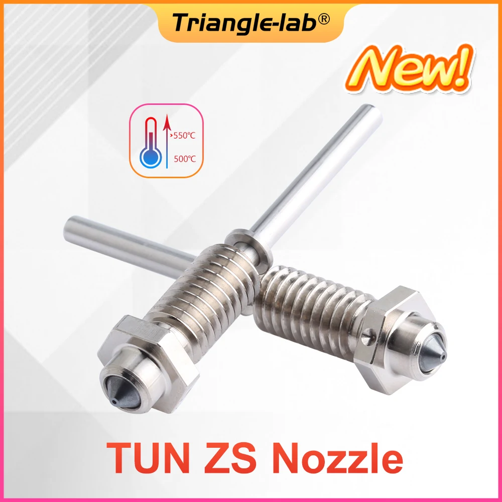 Trianglelab TUN ZS Nozzle All-in-one Hardening steel DLC Coatings Compatible Matrix Extruder CHC KIT TR6 TD6 hotend 3D Printer