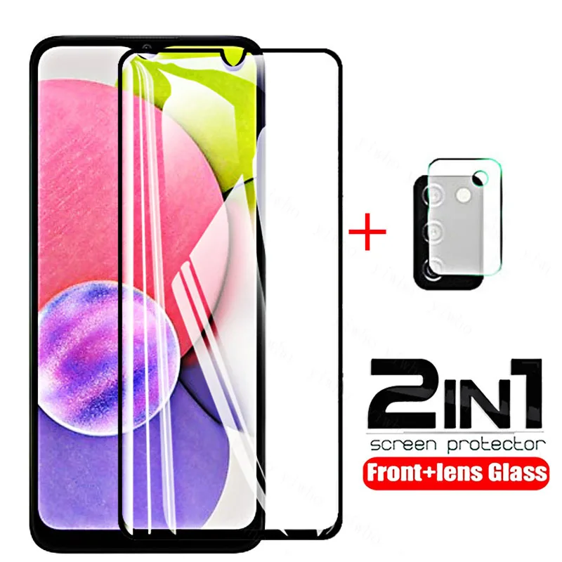 

Защитное стекло для Samsung A03s, Защитное стекло для Samsung A03s, A 03 s, A03 S, Защитная пленка для экрана на Sansong Sumsung A03s, защитное стекло, пленка для объект...