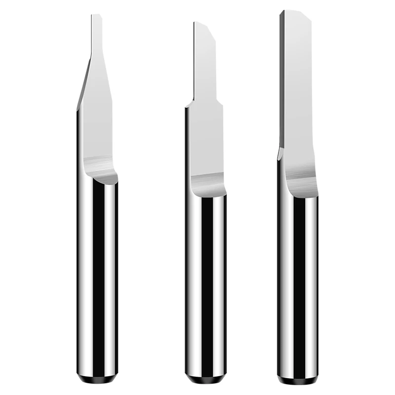 

Твердосплавная гравировальная фреза с 1 канавкой, инструмент для ЧПУ, 3,175 мм, фреза с плоским дном, стандартная резная колонна, фреза