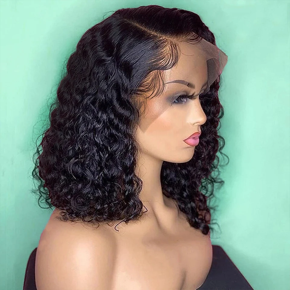 Парик короткий из натуральных волос 16 дюймов 4 х4 дюйма плотность 150 |