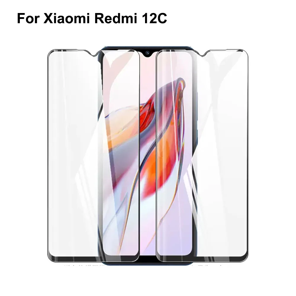 

2 шт. закаленное стекло для Xiaomi Redmi 12C creen, защитная пленка, стекло для Xiao mi Redmi 12 C, жесткая Защитная стеклянная крышка