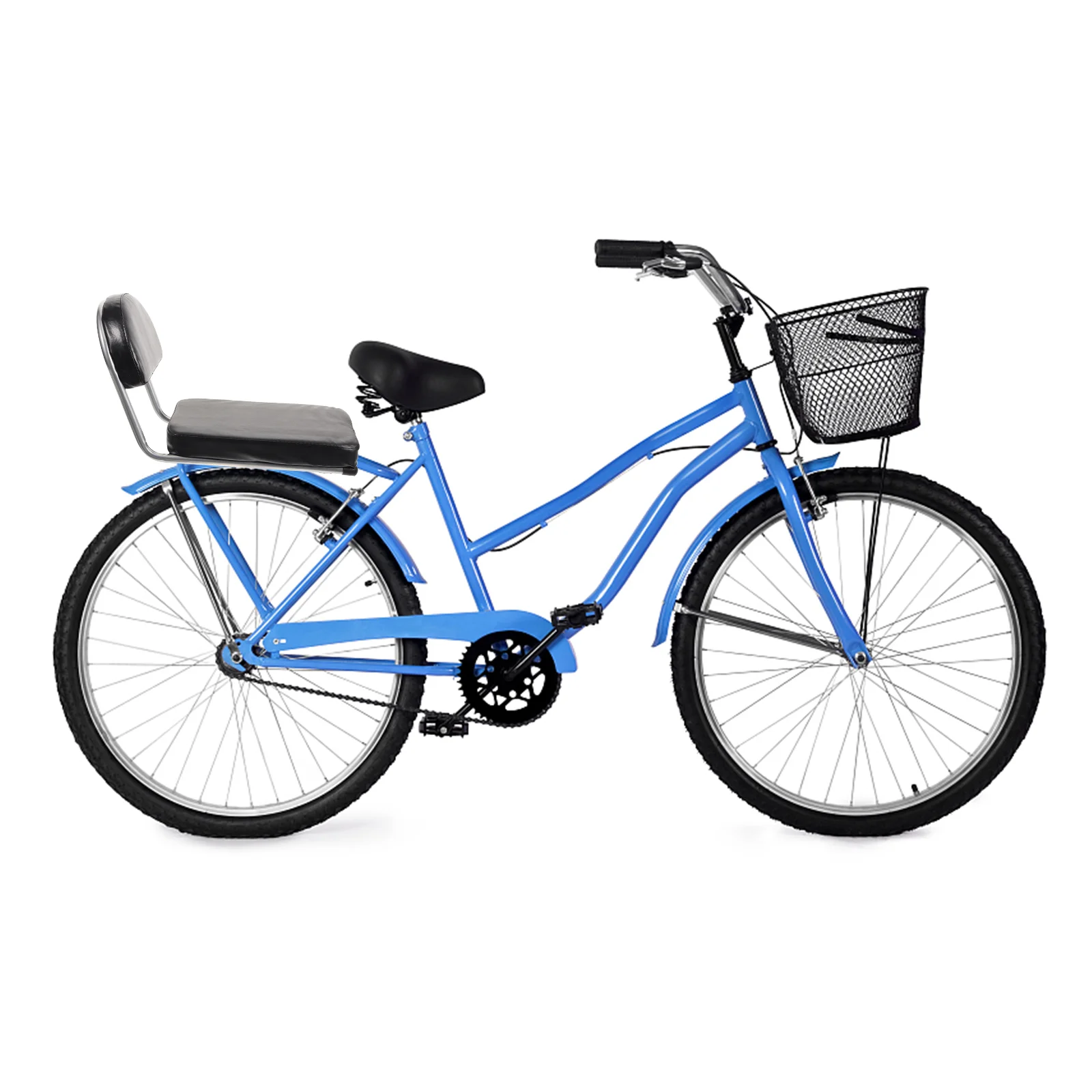 

Bike Rear Seat with Cushion Bicycle Backseat Thickened Shelf Seat Bike Backseat Pad