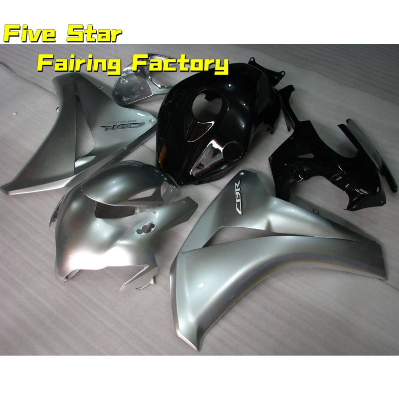 

Комплект обтекателей для мотоцикла Honda CBR1000RR 2008 2009 2010 CBR 2011 RR инъекция кузова 1000RR Премиум серебристый черный
