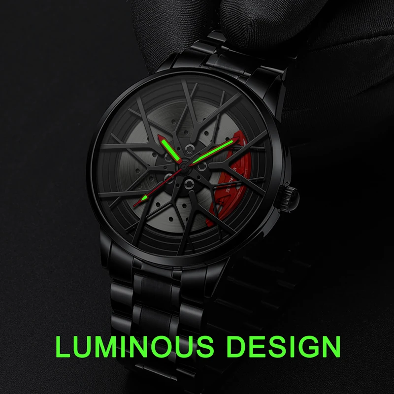 2022 Модные мужские автоматические спортивные водонепроницаемые кварцевые часы