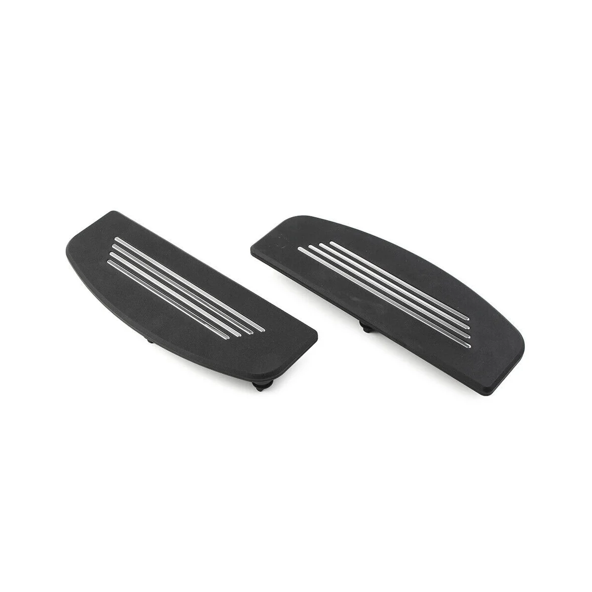 

1Pair Motorcycle Front Footrest Insert Foot Peg Trim for Harley Street Electra Tri Road Glide Rider Foot Pedal Covers