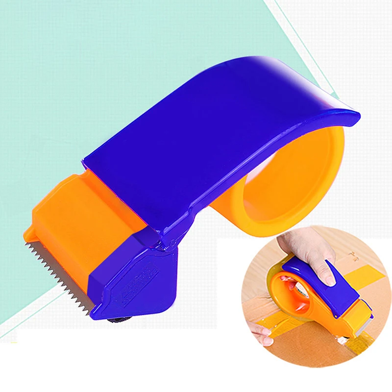 

Plastic Sealing Packer Tape Dispenser Packaging Parcel 48mm Width Roller Tape Cutter Sealing Tape Holder Manual Packing Machine