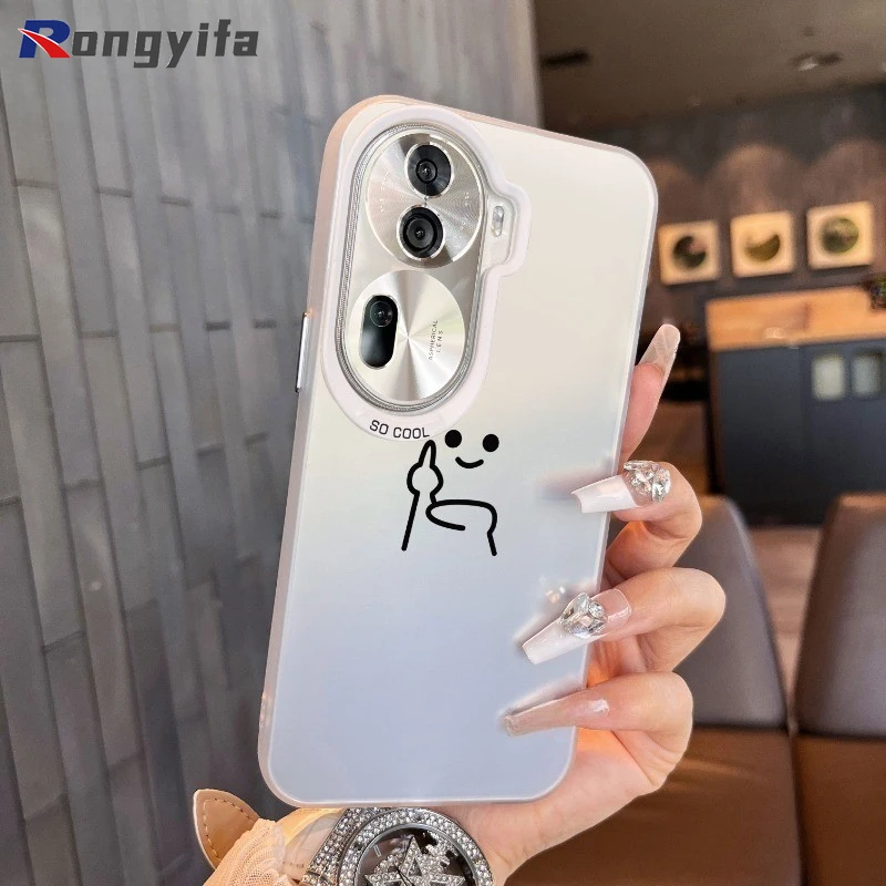 Фото Для Huawei Nova 13 12i 12 12s 11 10 9 8 7 Pro SE 6 5G 5 Pro Y72 Чехол для телефона с линейным узором Забавный противоударный жесткий чехол на заднюю панель №2