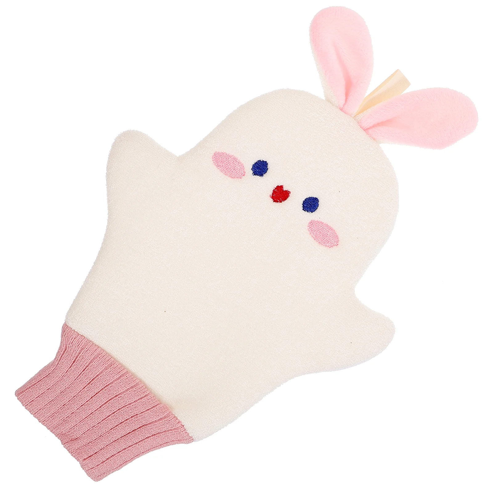 

Scrub Bath Gloves Shower Scrubber Exfoliating Take Bathing Plush Child Body Cute Mitt