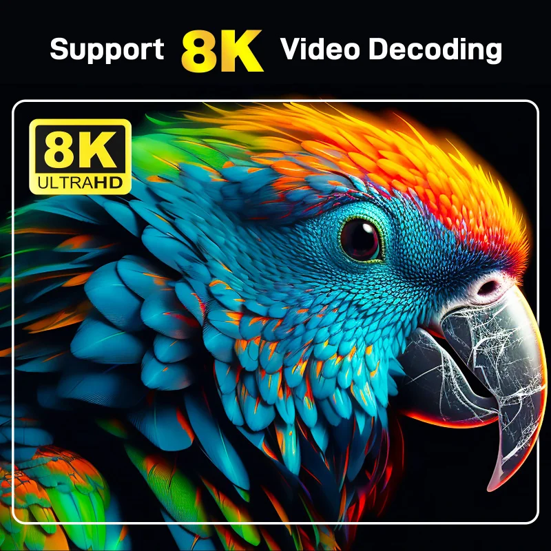 Фото ТВ-приставка Android 14 Ultra HD 8GB 128GB TV98 ATV RK3518 IPTV 4G 5G Wifi6 BT5.0 с голосовым пультом Rockchip RK3518 Smart 8K 4K Set Top Box №4