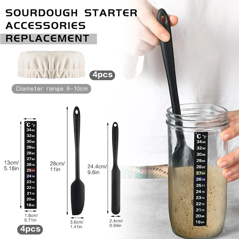 Комплект стартовых банок sourтеста с тканевой крышкой полоски для термометра 2