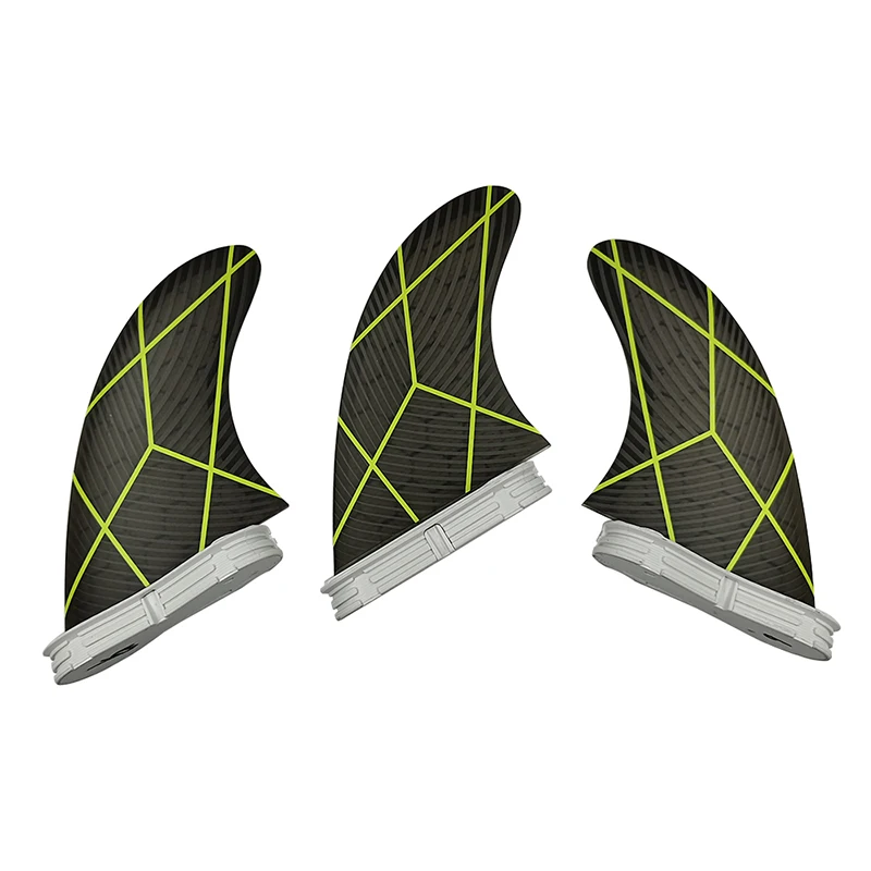 Короткие ласты UPSURF FCS 2 сотовые для тройного серфинга двойные язычки Performance Core из