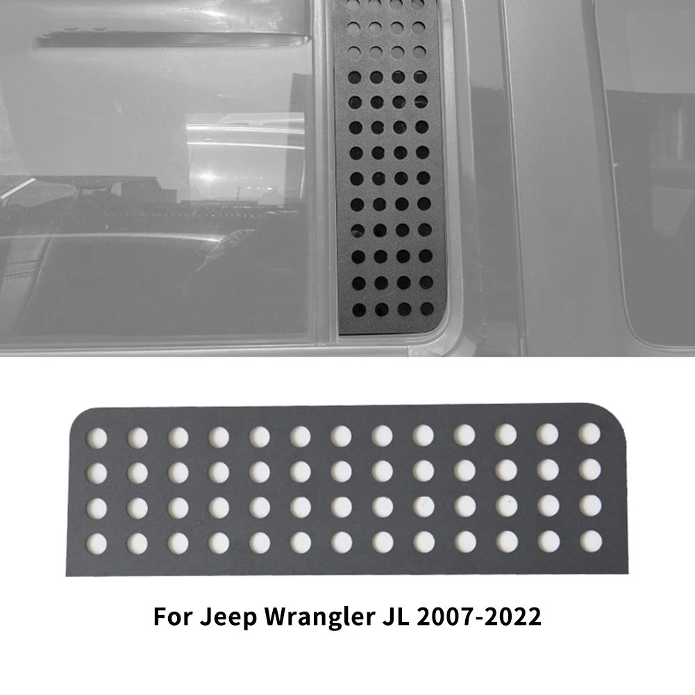 

2pcs Car Rear Door Glass Panel For Jeep Wrangler JI 2007-2022 Rear Door Window Glass Panel Decoration Accessories
