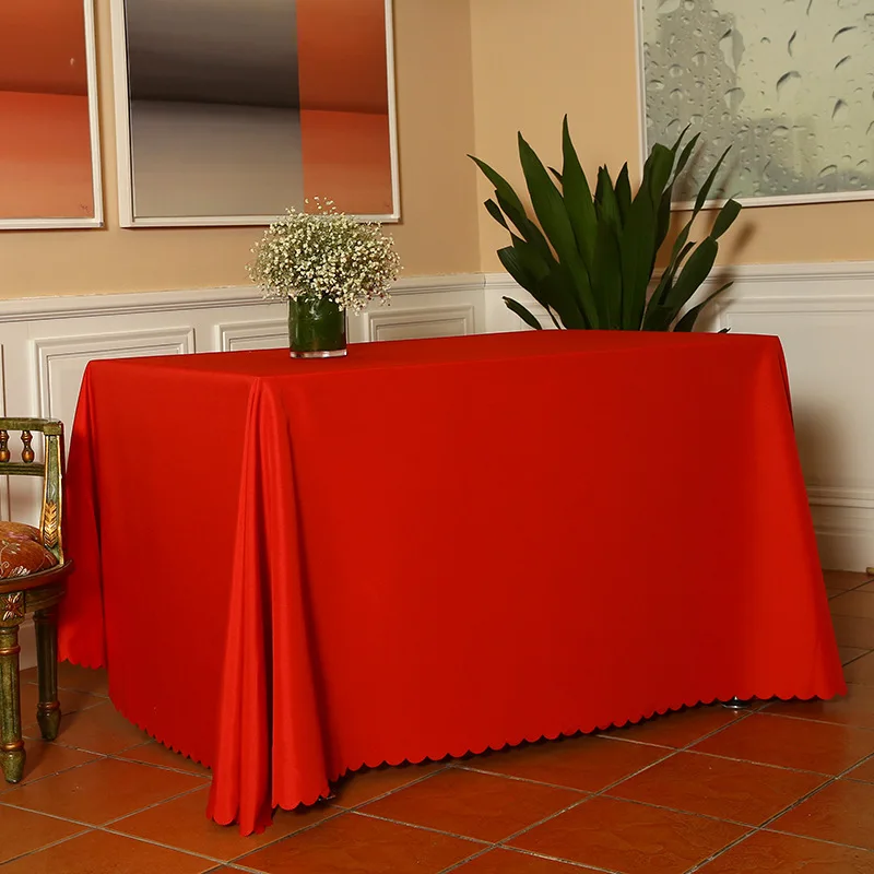 

Thickening of pure color tablecloth rectangular table cloth table set of table cloth fabric_AN1151