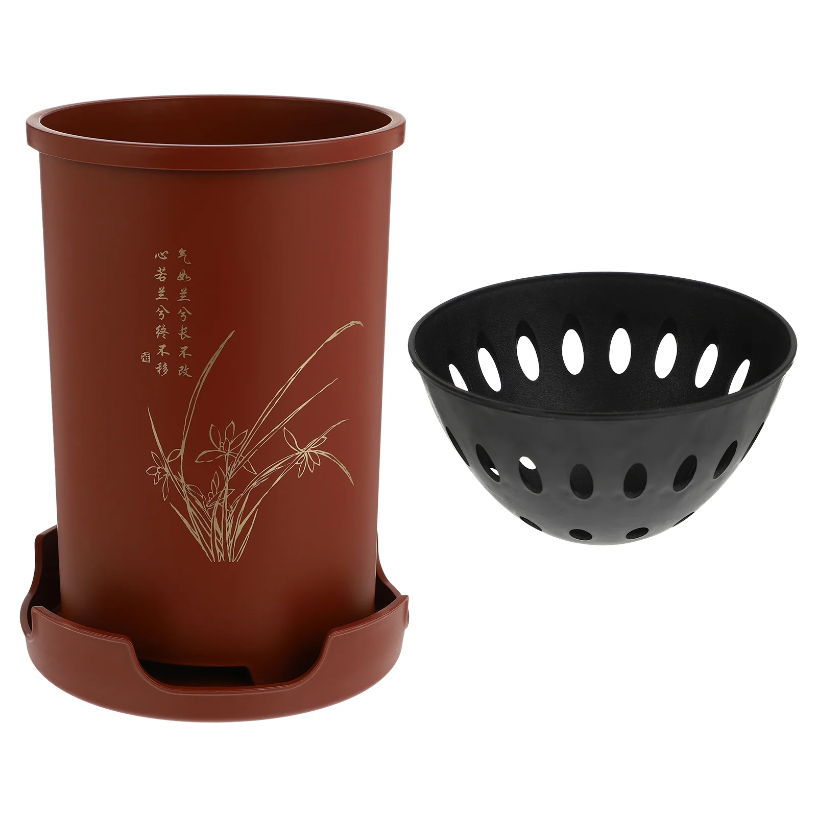 

Pot Pots Orchid Flower Planter Planters Outdoor Indoor Decor Spring Holes Drainage Succulent Resin Vase Decorative Slotted