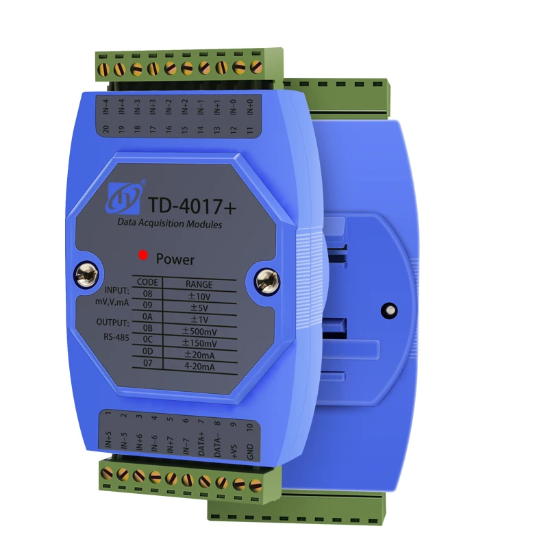 TD-4017/ TD-4027 8-канальный модуль сбора аналогового количества