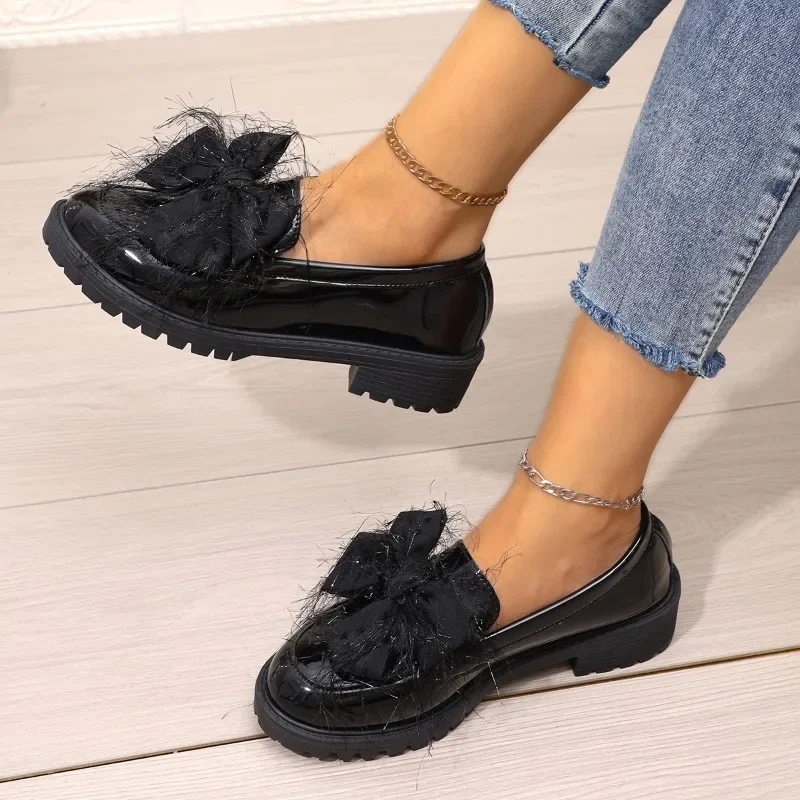 2024 брендовая женская обувь без шнуровки женские туфли на высоком каблуке модные