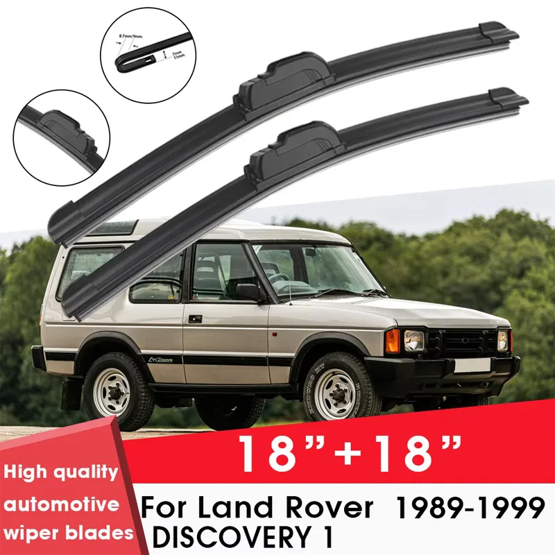 

Щетки стеклоочистителя автомобиля для Land Rover DISCOVERY 1 1989-1999 18 "+ 18" лобовое стекло чистые резиновые силиконовые автомобильные дворники