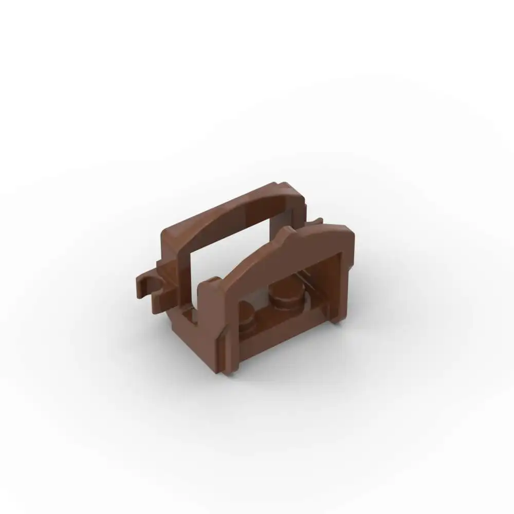 Седло лошади MOC 4491b с зажимами набор строительных блоков для животных велосипеды