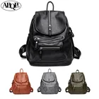 Женский кожаный рюкзак Mochila Femenina, винтажный женский рюкзак на плечо, дорожные рюкзаки, школьные сумки для девочек и женщин