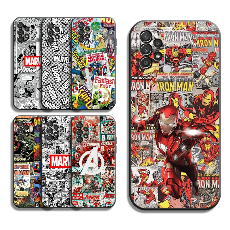

Marvel Avengers US Phone Cases For Samsung Galaxy A31 A32 A51 A71 A52 A72 4G 5G A11 A21S A20 A22 4G Back Cover Carcasa