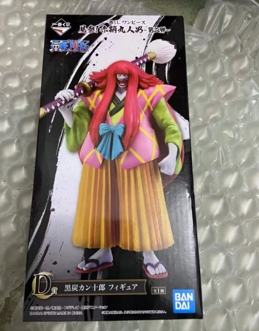 In Stock Original Bandai Anime One Piece Kurozumi Kanjuro Action Figure Akazaya Nine Model Toy